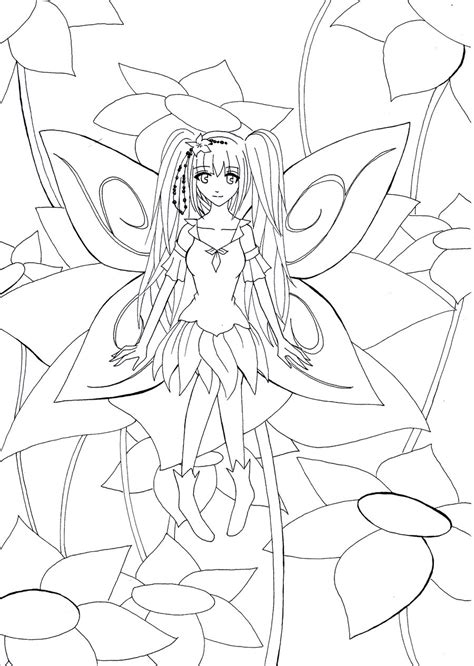 If you do not find the exact resolution you are looking for, then go for. Coloriage Fée manga dessin à imprimer