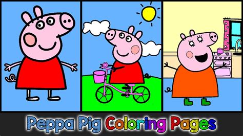 This coloring pages was posted in july 31, 2017 at 7:15 pm. Peppa Pig Coloring Pages for Kids Peppa Pig Coloring Games ...