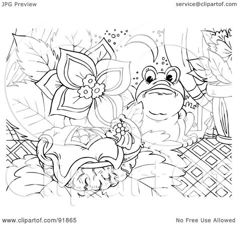 Coloring pages are no longer just for children. Royalty-Free (RF) Clipart Illustration of a Black And ...