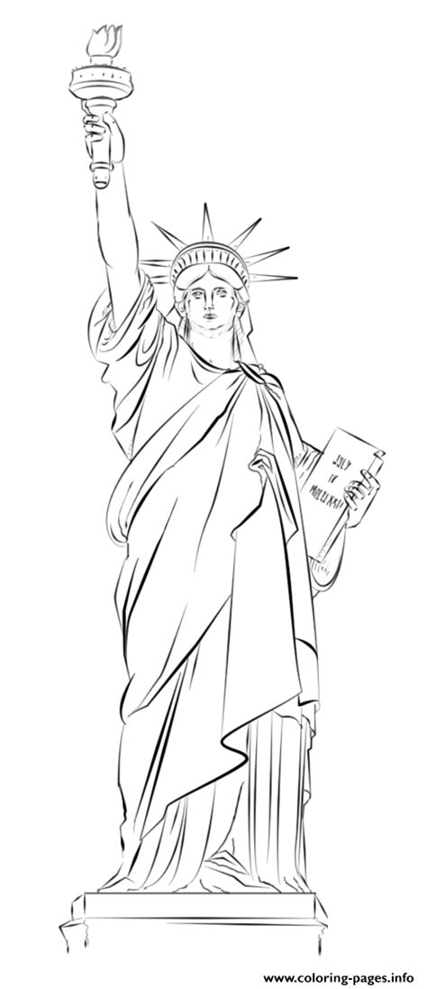 Explore the meaning of american heritage while learning about the statue of liberty, the significance of the bald eagle, and the meaning of the presidential seal. Statue Of Liberty Coloring Pages Printable