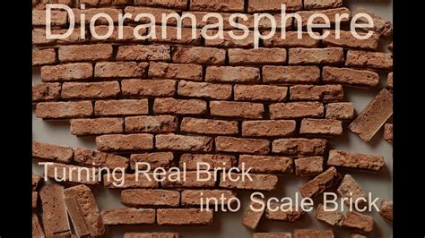 How much is a 1 kg brick weight? Turning Real Brick into 1:35th Scale Brick - YouTube