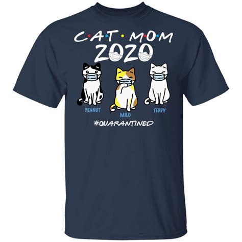 Hooded sweatshirts available in white, carolina blue, pink and black. Cat Mom 2020 quarantine shirt, sweatshirt, hoodie