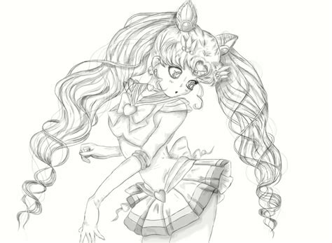 And now in the name of the (future) moon, i'll punish you!. Sailor Chibi Moon All Grown Up! - REDRAW by DontMindMee on ...