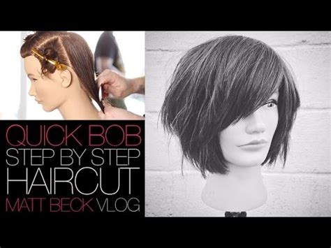 Please enjoy this step by step women's layered bob haircut live.now posting 5x a week! Cutting A Quick Bob Haircut on Curly or Straight Hair ...