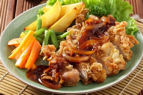 100 gram buncis, potong 4 cm, rebus. Cara Membuat Steak Ayam - Rectangle Circle