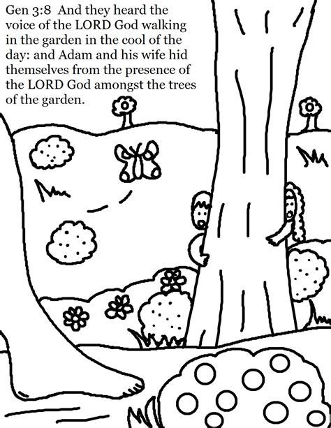 • permission to photocopy granted. Adam And Eve Coloring Pages - Coloring Home