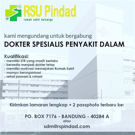 Menguasi pasaran customer industri, bakery dan apotik/rs. Lowongan Kerja Terbaru RS Pindad Bandung Terbaru 2021