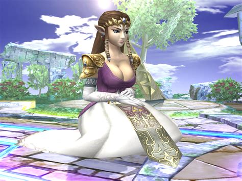 I mean, who else would try to investigate every inch of an image to see if it holds a clue to an update? Brawl Mod Well-Endowed Princess Zelda by BlackJax96 on ...