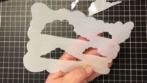 2021 number stencil printable : Making a Cloud stencil for your cards in 2021 | Cloud ...