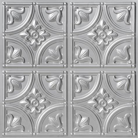 If a smooth look ceiling tile fits your décor more, try one of four ceiling tiles in the smooth look collection. From Plain To Beautiful In Hours Tiny Tulips 2 ft. x 2 ft ...