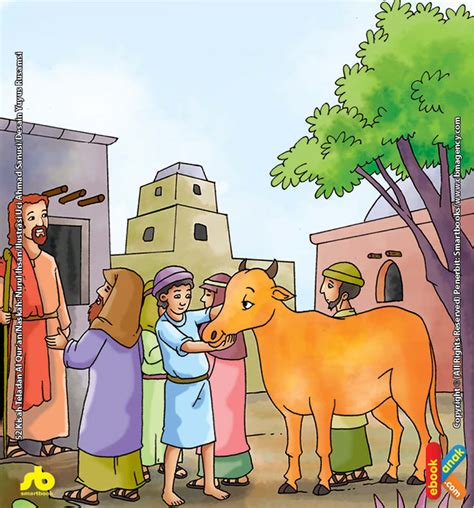 Kisah nabi musa dan khidir. ilustrasi buku 52 kisah teladan dalam al quran Sapi Betina ...