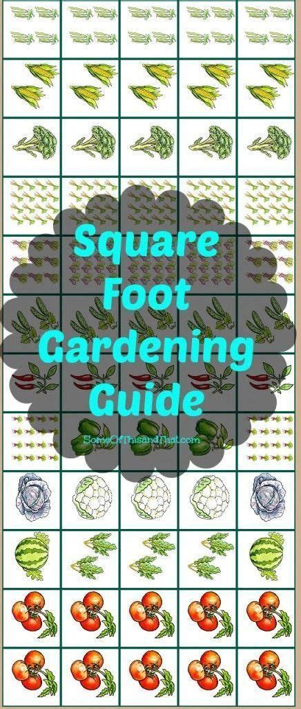 Using A Square Foot Gardening Layout in 2020 | Square foot ...