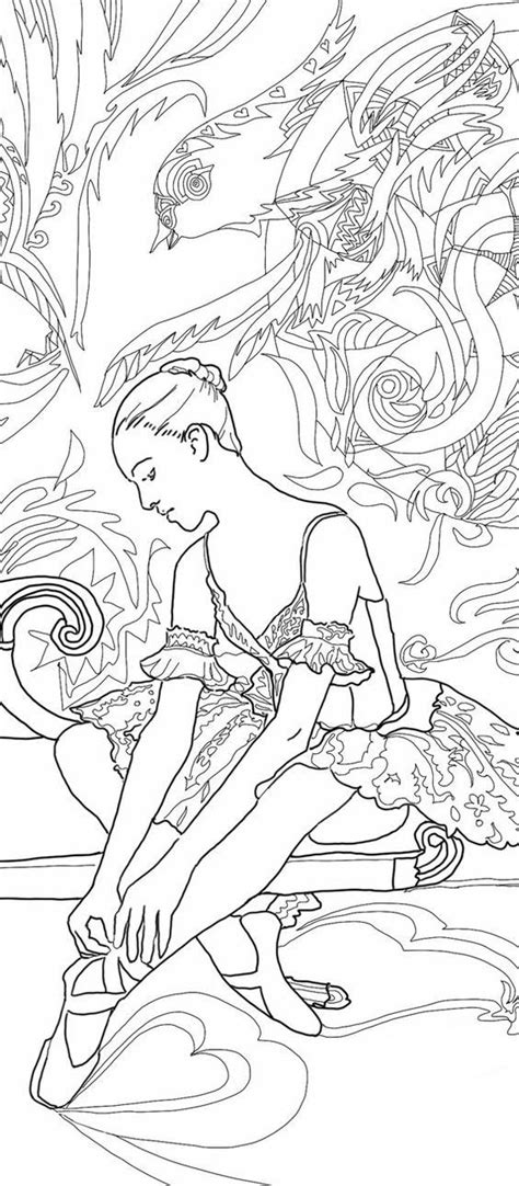 Recent coloring pages for adults. Omeletozeu in 2020 (With images) | Dance coloring pages ...