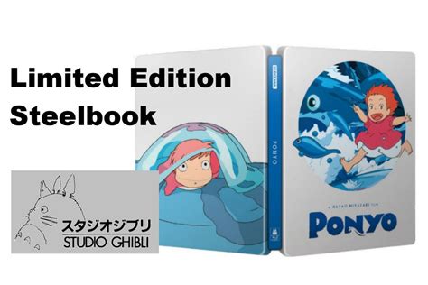 Howl's moving castle is an anime film directed by hayao miyazki, housed in a limited edition steelbook case. PONYO - The Studio Ghibli Collection - Limited Edition ...