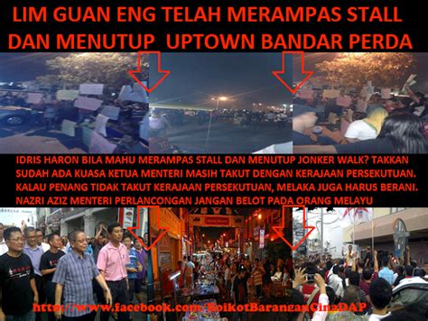 Kebetulan aku tinggal sama kakak perempuanku nita, kamu juga kenalkan? BLOG Boikot Barangan Cina Dap: Lim Guan Eng Merampas stall ...