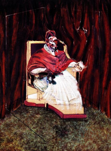 Inspired by battleship potemkin and portrait of pope innocent x by diego velazquez, francis bacon painted study after velázquez's portrait of pope innocent. Study for a Portrait of Pope Innocent X | Bacon art ...