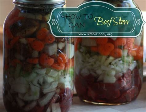 These directions will also work for canning meats such as beef, elk, or pork. Canning Beef Stew | Recipe | Easy beef stew, Canning food ...