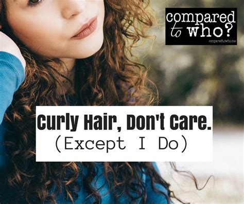 And of course, you can't brush it, to distribute the oil, because you'll pull out the curl and windup with frizz. Curly Hair, Don't Care (Except that I Really Do ...