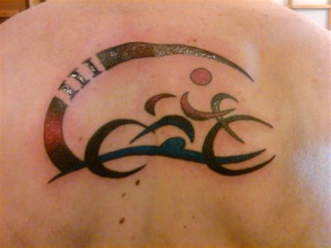 Most of the time, a tattoo needs to fully heal before you can safely swim. triathlon tattoo | Triathlon Tattoos | Pinterest | Circles ...