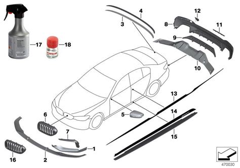 Transmissions usually have multiple gear ratios (gears) with the ability to switch between them as speed varies (6 gear ratios = 6 speed). BMW 540i Front attachment in Carbon. M PERFORMANCE ...