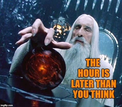 Palantir's algorithm, for example, alerted the insider threat team when an employee started badging into work later than usual, a sign of potential disgruntlement. saruman Memes & GIFs - Imgflip