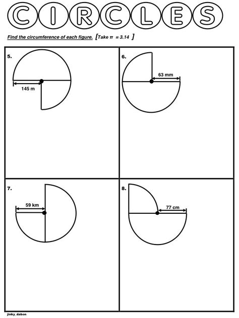 The angle is in the fourth quadrant. Handout about calculating circumference of three-quadrants ...