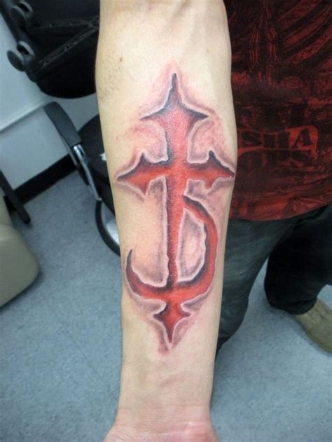 Devildriver logo that i did on a friends bum cheek. Superb Examples of 3D Tattoo Designs Showcase - TutorialChip