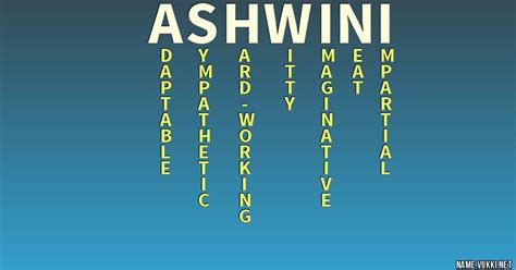 See the meaning of the name ashwini, additional information, categories, pronunciation, popularity, similar and other popular and unique baby names. The meaning of ashwini - Name meanings