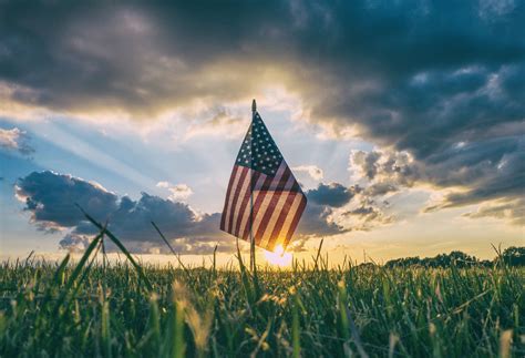 Maybe you would like to learn more about one of these? America Flag Inside Field Grass 4k, HD World, 4k ...