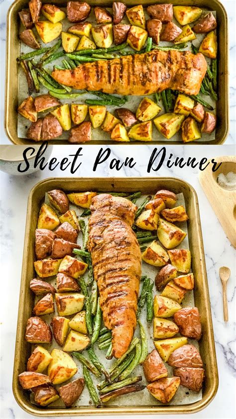 I love, love this easy recipe with pork tenderloin and veggies in the oven. Sheet Pan Tenderloin in 2020 | Pork tenderloin recipes ...