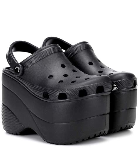 On june 7, the news of balenciaga crocs heels spread on twitter like wildfire, and users can't stop reacting to it. Balenciaga - Platform crocs | mytheresa.com | Platform ...