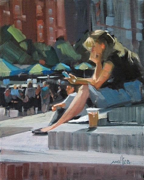 Her work is known for its fearless use of color and expressive. A Painting a Day by Patti Mollica: Latte Break at the Met ...