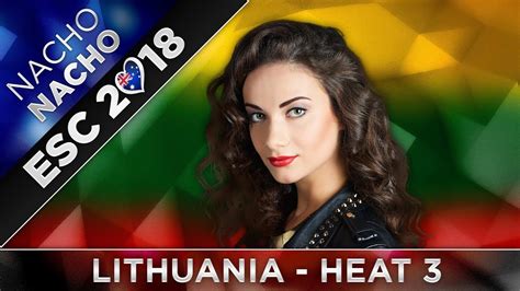 Your password is required to be minimum of 8 and maximum of 20 characters long and contain at least 3 of the following types of characters: TOP 12 (HEAT 3) LITHUANIA ESC 2018 (Eurovizijos Atranka ...