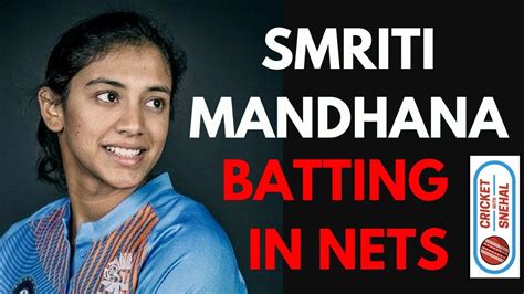 When she was aged two, the family shifted to sangli in maharashtra, where she completed her schooling. Smriti Mandhana | Batting | Nets | India women | Batting ...