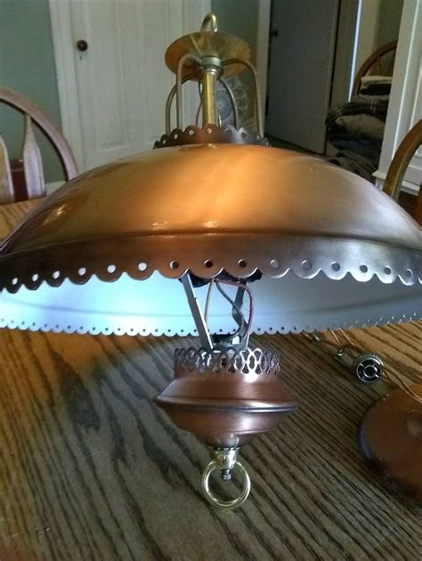Wicks for virtually every heater, stove and lamp made since 1850. Vintage Light Fixture 1970 Retro Early American Copper Finish Hanging Dining Kitchen Lighting ...