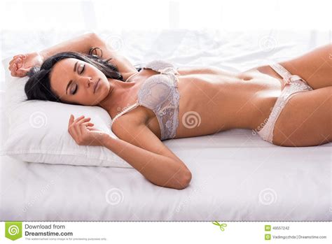 Woman frustrated full body side. Body care stock photo. Image of shape, cellulite, care ...