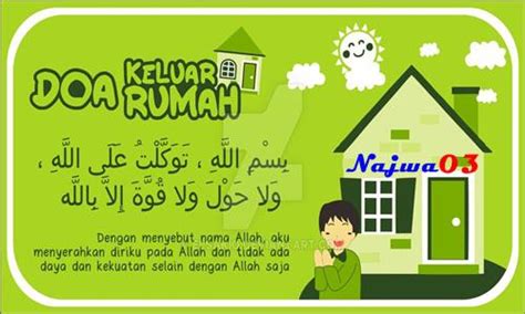 Belajar bahasa arab pemula, kursus bahasa arab online gratis, kursusan hilyah. Bacaan Doa Keluar, Masuk Rumah Untuk Bekerja Mencari Rizki