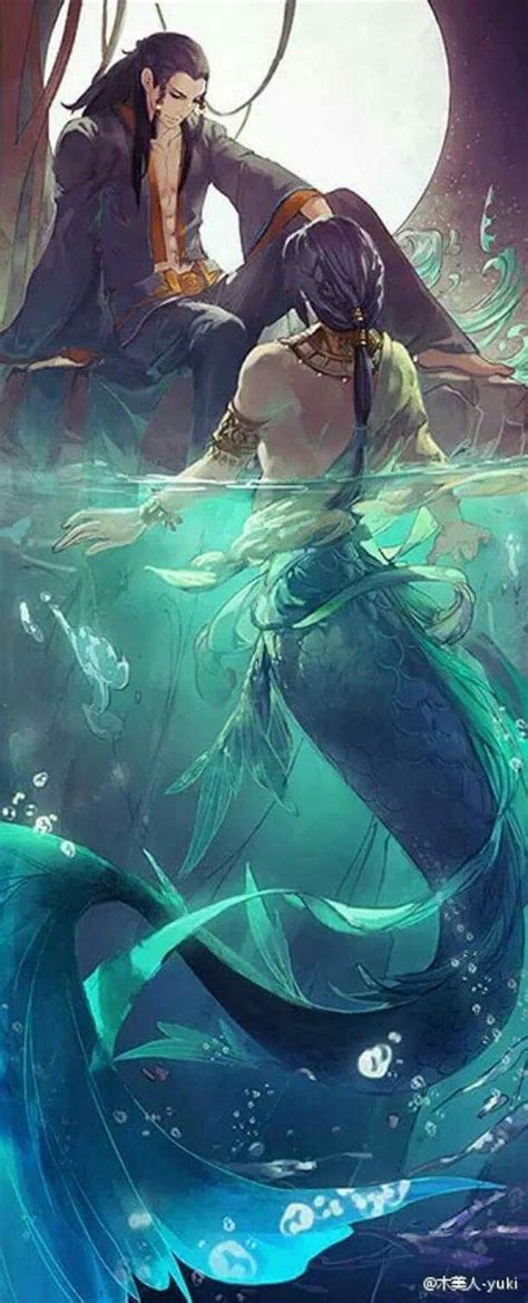Download transparent anime boy png for free on pngkey.com. Mermaid | Fantasy art, Mermaid art, Mermaids and mermen