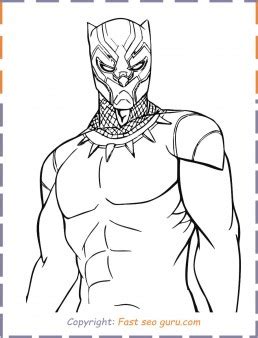 Black panther marvel coloring pages are a fun way for kids of all ages to develop creativity focus motor skills and color recognition. Black panther coloring pages to print - Free Kids Coloring ...