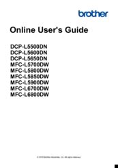 Brother mfc l5850dw driver download. Brother MFC-L5850DW Manuals