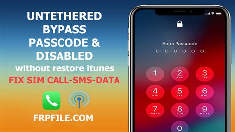 If you forgot your iphone passcode you can bypass the lock screen completely and reset the passcode by using iphone recovery mode. Untethered Bypass Passcode, Disabled iDevice fix Sim Call ...