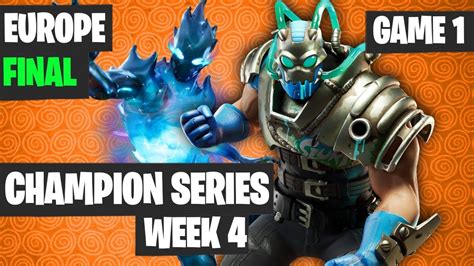 It might take a few tries to get that last one but if you find a rocket launcher and build yourself a vantage point, you'll have a much better shot. Fortnite FNCS Squads Week 4 EU Final Game 1 Highlights