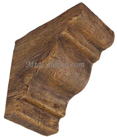 The sweeping lines & beautiful texture adds character and class to designs. M 31 - Faux Wood Corbel - MTA Caledon