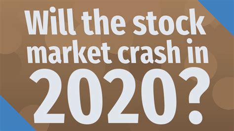 The attempts by the government to pump up the economy with new money is chambers won journalist of the year in the business market commentary category in the state street u.k. Will the stock market crash in 2020? - YouTube