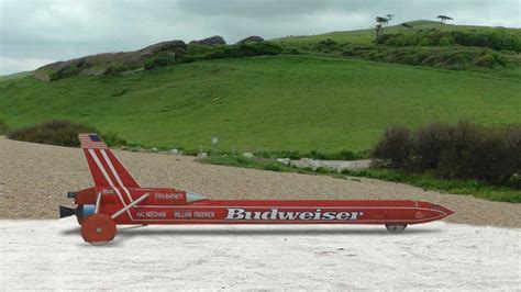 We did not find results for: The Budweiser Rocket, a car boosted by guided missiles.