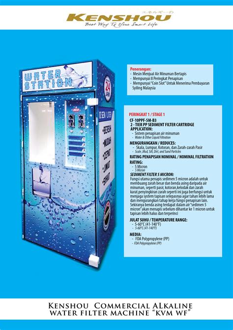 Aqua products manufactures the best water vending machines! Water Filter Vending Machine@Mesin Penapis Air Layan Diri ...
