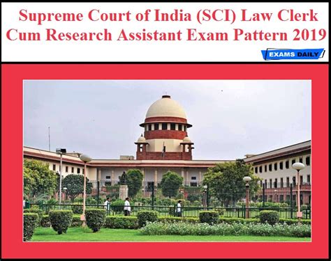In lic hfl assistant 2019 exam, all questions are asked from current affairs and static gk. Supreme Court of India (SCI) Law Clerk Cum Research ...