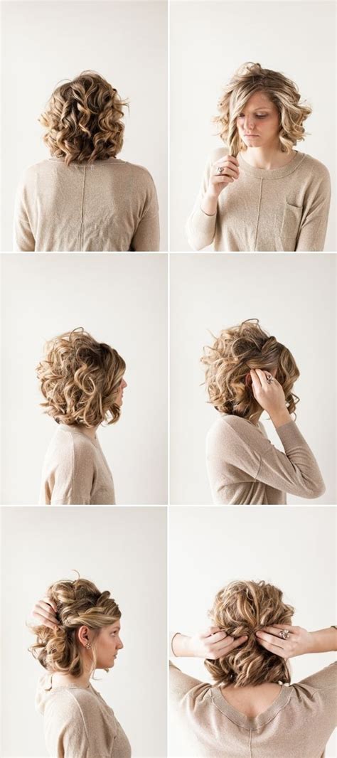 Start with second day hair, that way your. 18 Fairly Updos for Short Hair: Clever Tricks with a ...