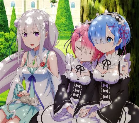 Unique anime designs on hard and soft cases and covers for iphone 12, se, 11, iphone xs, iphone x, iphone 8, & more. Re Zero Emilia Rem Ram.Android wallpaper 2160×1920 - Kawaii Mobile