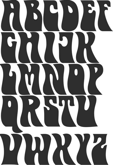 Using the high slab serif and. Wes Wilson: Digital typefaces | Typography alphabet ...